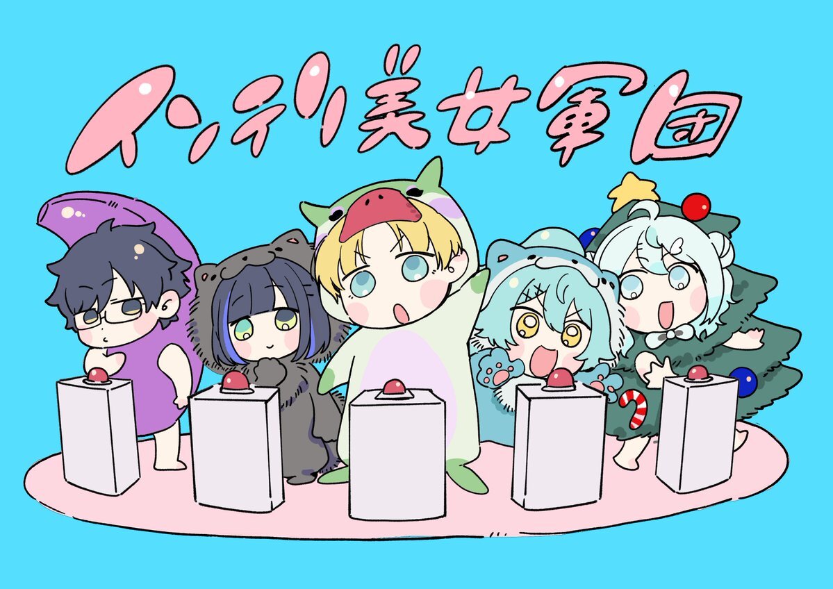 インテリ美女軍団、最終日前の5人絵/デコモモエ(Yahoo表示画像)